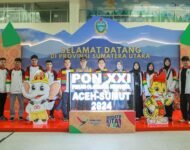Kapolresta Deli Serdang Sambut Kedatangan Kontingen PON XXI Aceh-Sumut 2024 Di Bandara Internasional Kuala Namu