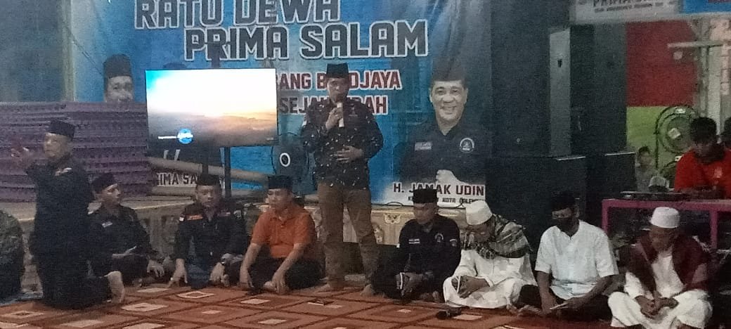 Grib Jaya Kota Palembang Lakukan Deklarasi Secara Resmi Ketua DPC Grib Jaya Kota Palembang H.Jamak Udin. SH