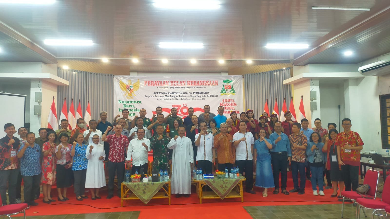 Berjalan Bersama Membangun Indonesia Maju Yang Adil dan Beradab , Ekaristi Bulan Kebangsaan Kerawam KaPal Berjalan Bersama Membangun Indonesia Maju Yang Adil dan Beradab , Ekaristi Bulan Kebangsaan Kerawam KaPal