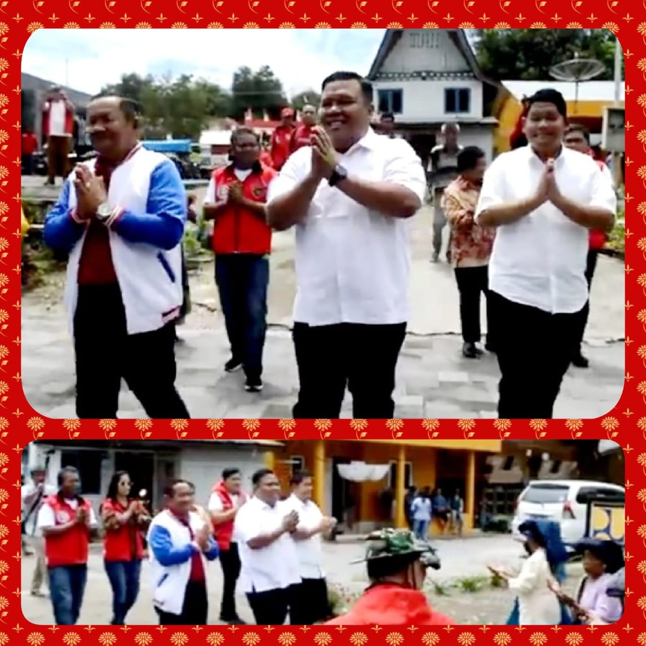 Freddy Situmorang Bacabup Dan Andreas Simbolon Bacabup Sambangi Kampung Ulos Huta Raja Huta Marga Simarmata Dosi Raja Freddy Situmorang Bacabup Dan Andreas Simbolon Bacabup Sambangi Kampung Ulos Huta Raja Huta Marga Simarmata Dosi Raja