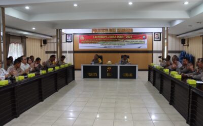 Polresta Deli Serdang Gelar Latihan Pra Operasi “Zebra Toba” Tahun 2024