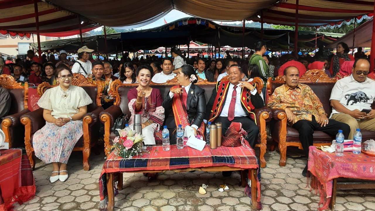 Plt Bupati Samosir Martua Sitanggang & Cagubsu Edy Rahmayadi, hadiri acara syukuran Rapidin Simbolon