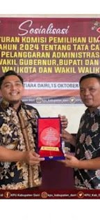 KPU Dairi Sosialisasi Peraturan no 15 Tahun 2024 Tentang Tatacara Penyelesaian Administrasi Pemilihan KPU Dairi Sosialisasi Peraturan no 15 Tahun 2024 Tentang Tatacara Penyelesaian Administrasi Pemilihan
