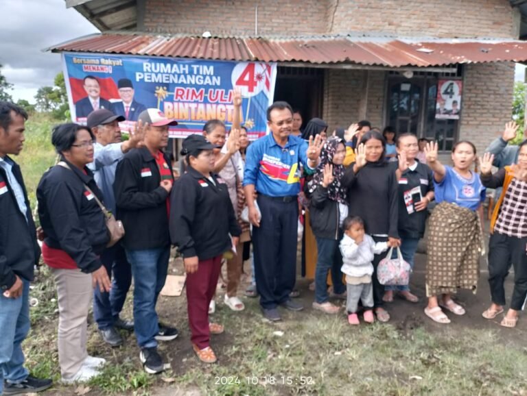 Panji Dabutar Sitinjo, Rimso Maruli Sinaga Berjanji Sejahterakan Rakyat Dairi, 9 Program Unggulan
