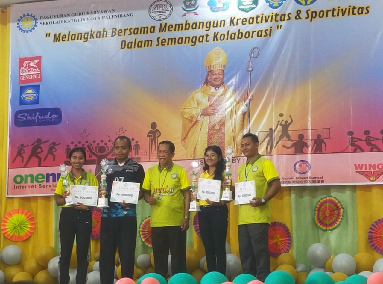 Rayon Lapangan Hatta Putra dan Bangau Putri Rebut Trhopy Bergilir USKUP CUP 2024 PGK Palembang