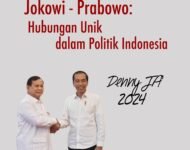 JOKOWI DAN PRABOWO: – Hubungan Unik dalam Politik Indonesia