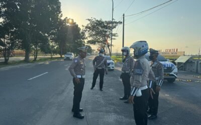 Sat Lantas Polresta Deli Serdang Patroli Di Rawan Balap Liar