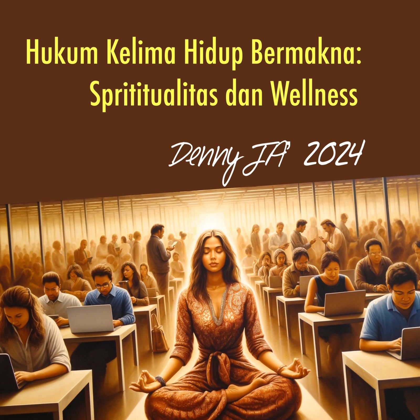 Menghidupkan Sisi Spiritual Manusia (7) HUKUM KELIMA HIDUP BERMAKNA: SPIRITUALITAS DAN WELLNESS Menghidupkan Sisi Spiritual Manusia (7) HUKUM KELIMA HIDUP BERMAKNA: SPIRITUALITAS DAN WELLNESS