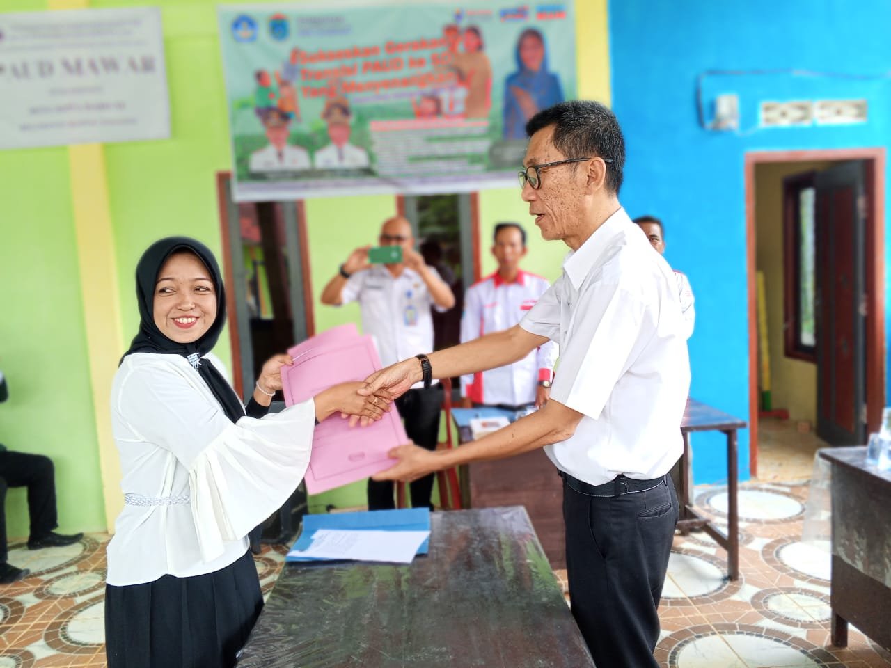 Pelantikan Anggota Badan Permusyawaratan Desa ( Pengganti Antar waktu) Kotadaro l kabupaten Ogan Ilir