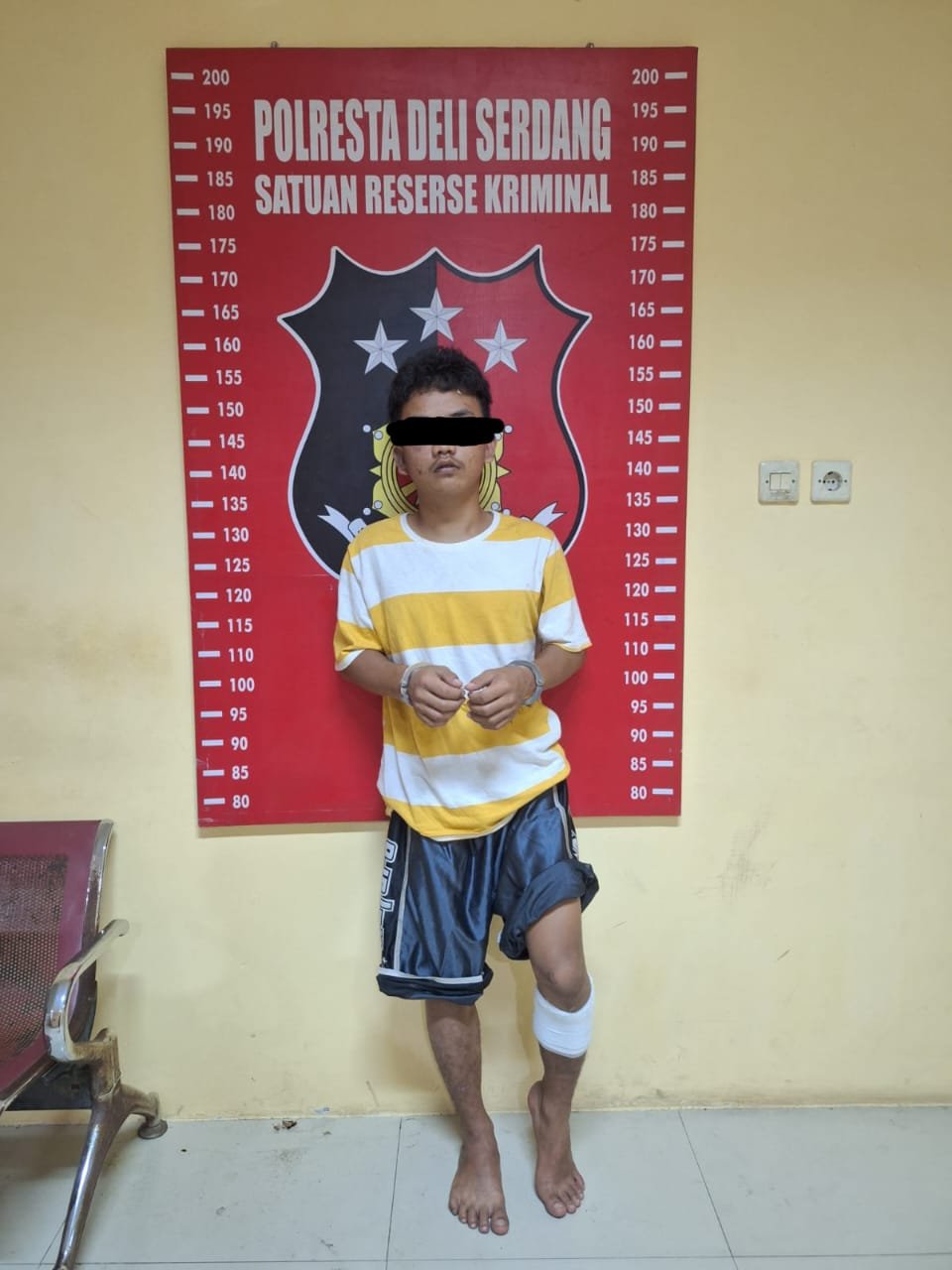 Pelaku Begal Diringkus Di Batam, Lawan Petugas, Kaki Pelaku Ditembak