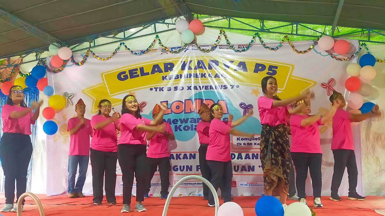TK-SD Xaverius 7 Gelar P 5 dan Lomba Antar TK Kecamatan Seberang Ulu II Palembang