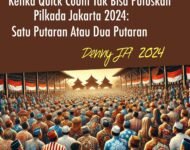 KETIKA QUICK COUNT TAK BISA PUTUSKAN PILKADA JAKARTA 2024: SATU PUTARAN ATAU DUA PUTARAN