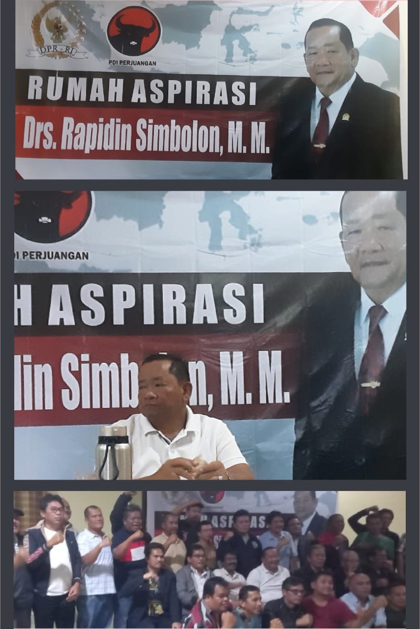 Rapidin Simbolon Anggota DPR RI Dengarkan Aspirasi Perwakilan Masyarakat Samosir