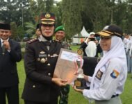 Polresta Deli Serdang Ikuti kegiatan Upacara Bela Negara Ke-76