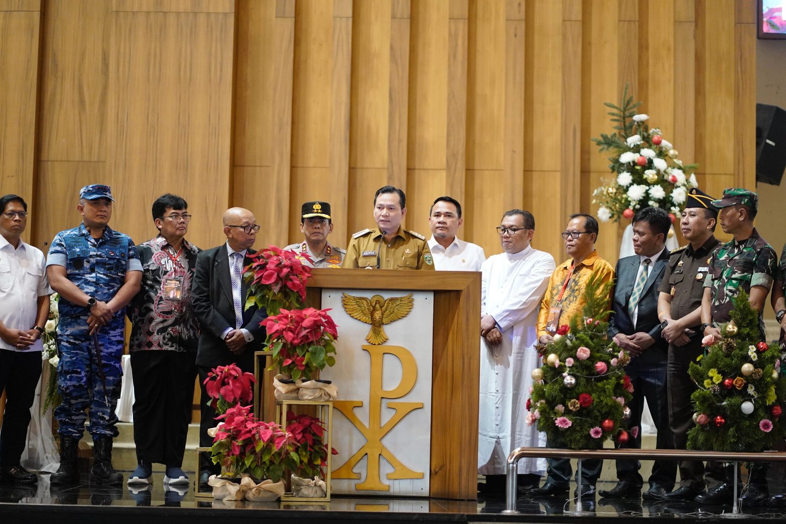 Sambut Natal, Pj Gubernur Sumsel, Kapolda, dan Forkopimda Tinjau Gereja St Yoseph Palembang