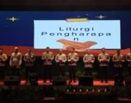 Polresta Deli Serdang Rayakan Natal