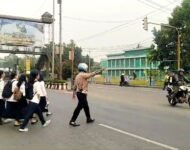 Satlantas Polresta Deli Serdang Giat Pengaturan Lalu Lintas, Wujudkan Keamanan Berkendara