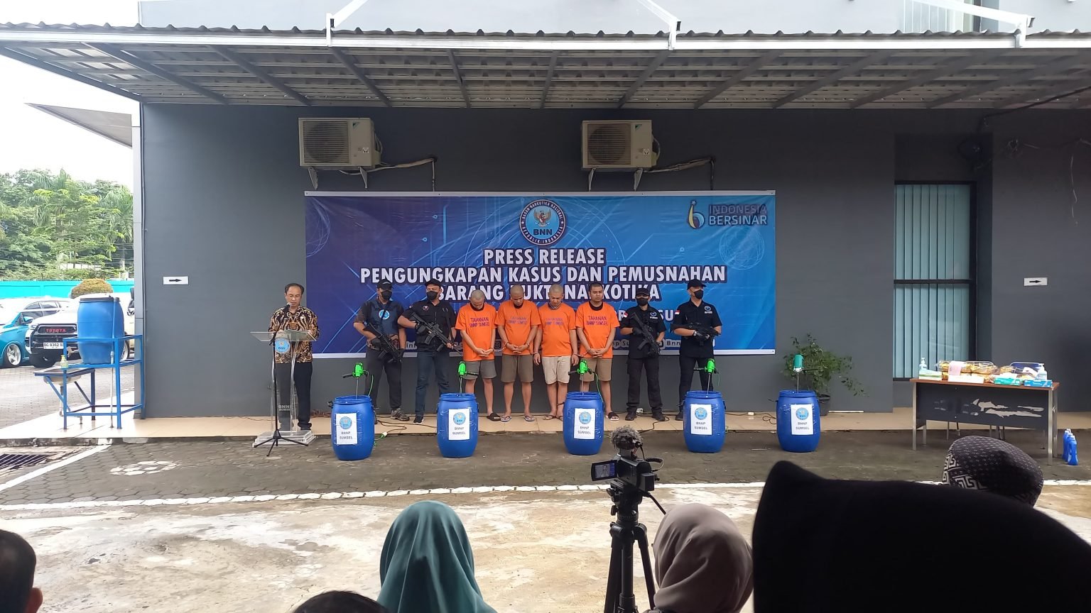 BNN Sumsel Tangkap Bandar Besar Sabu 15 Kg di Muba, Sita Sejumlah Kendaraan Mewah
