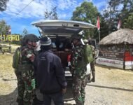 Jaga Stabilitas Keamanan, Satgas Yonif 641/Bru Melaksanakan Kegiatan Sweeping Di Distrik Napua