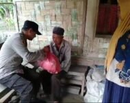 Polsek Pagar Merbau Polresta Deli Serdang Giat Baksos Kepada Warga Di Bulan Suci Ramadhan