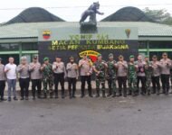 Perkuat Sinergitas TNI-Polri, Kapolresta Deli Serdang Berkunjung Ke Mako Yonif 121/MK