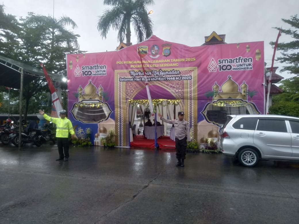 Polresta Deli Serdang Optimalkan Pos Pam, Pos Yan dan Pos Terpadu Arus Balik Lebaran 2025 Polresta Deli Serdang Optimalkan Pos Pam, Pos Yan dan Pos Terpadu Arus Balik Lebaran 2025