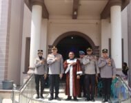 Kapolresta Deli Serdang Tinjau Pengamanan Dan Pelaksanaan Ibadah Jumat Agung