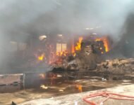 Gudang Batok Kelapa Terbakar Di Tanjung Morawa