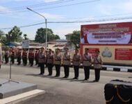 Kapolresta Deli Serdang Pimpin Sertijab Kabag Ren, Kasat Intelkam, Kasat Binmas dan Kapolsek Galang