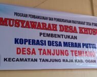 Desa Tanjung Temiang Melaksanakan Musdesus Koperasi Merah Putih