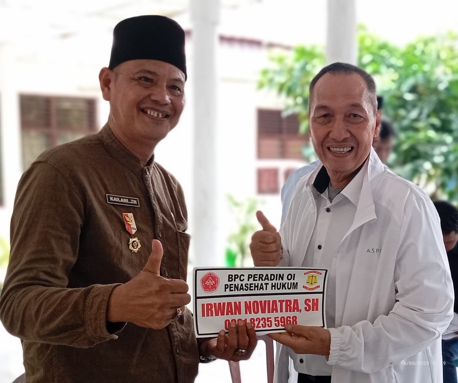 Sinergitas Peradin OI, Kades Dan Media Di Kecamatan Rantau Alai