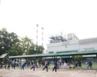 PLN Indonesia Power UBP Keramasan Teguhkan Komitmen Gaya Hidup Sehat Melalui Kegiatan Senam Bersama