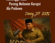 MENUNGGU HASIL   PERANG MELAWAN KORUPSI ALA PRABOWO