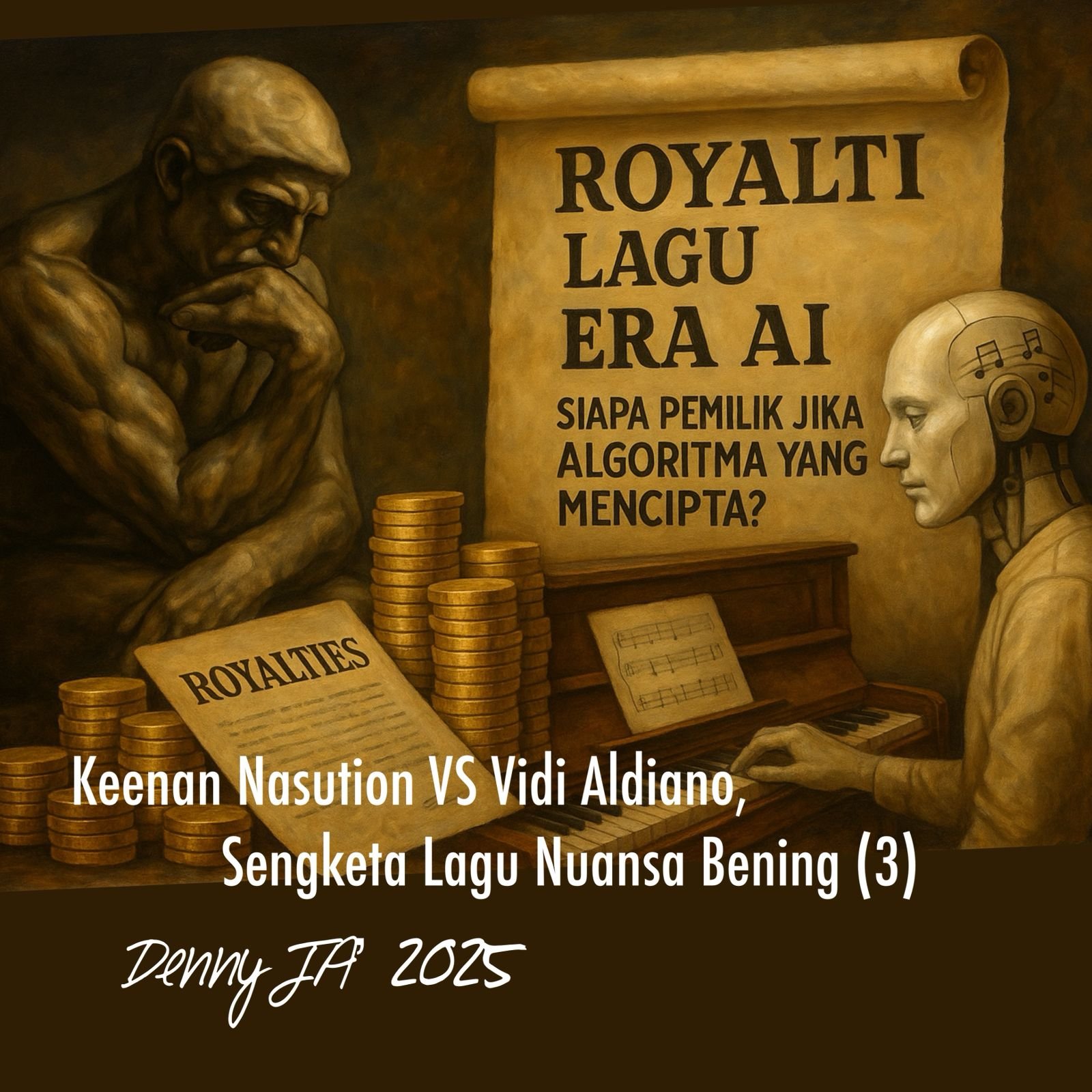 ROYALTI LAGU ERA AI: SIAPA PEMILIK JIKA ALGORITMA YANG MENCIPTA? ROYALTI LAGU ERA AI: SIAPA PEMILIK JIKA ALGORITMA YANG MENCIPTA?