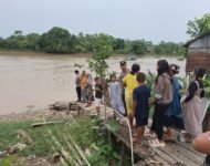 Polsek Tanjung Raja Memberi Himbauwan Munculnya Buaya di Sungai Ogan, Lokasi di Sungai Rotan