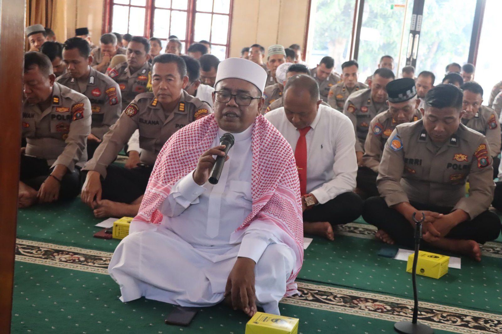Polresta Deli Serdang Gelar Doa Bersama HUT Bhayangkara ke-79