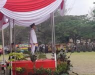 Hari Ulang Tahun(HUT) Bhyangkara ke-79 Tahun Bupati Ogan Ilir Menjadi Inspektur Upacara