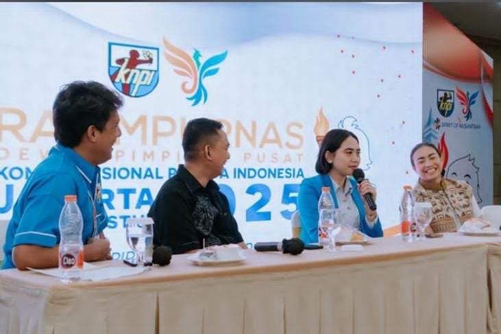 Rapimpurnas KNPI; Saraswati Dorong Pemuda Kawal Pemerintahan Presiden Prabowo