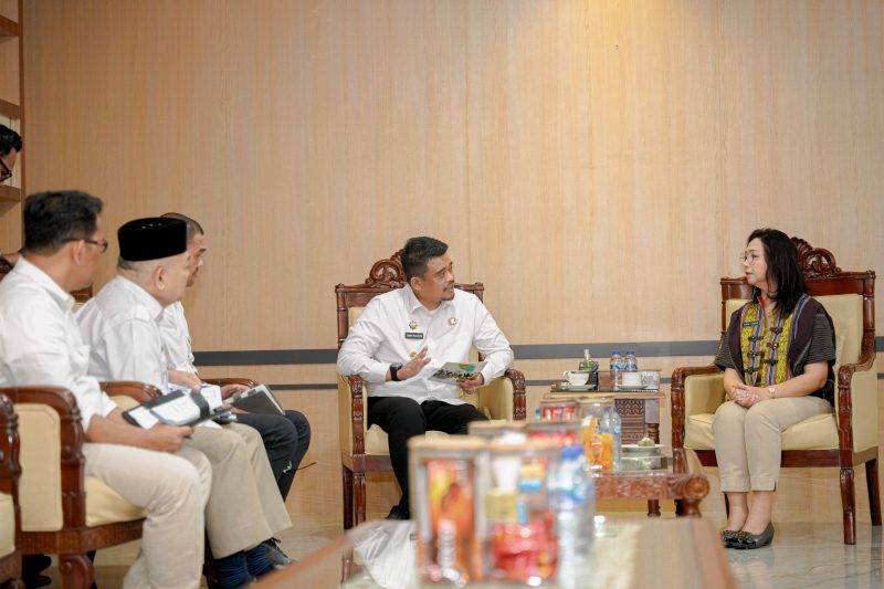 Wabup Humbahas Paparkan Potensi Daerah ke Gubernur Sumut, Fokus di Sektor Pertanian Wabup Humbahas Paparkan Potensi Daerah ke Gubernur Sumut, Fokus di Sektor Pertanian