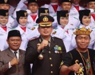 Polresta Deli Serdang Ikuti Upacara Dirgahayu Republik Indonesia ke-80