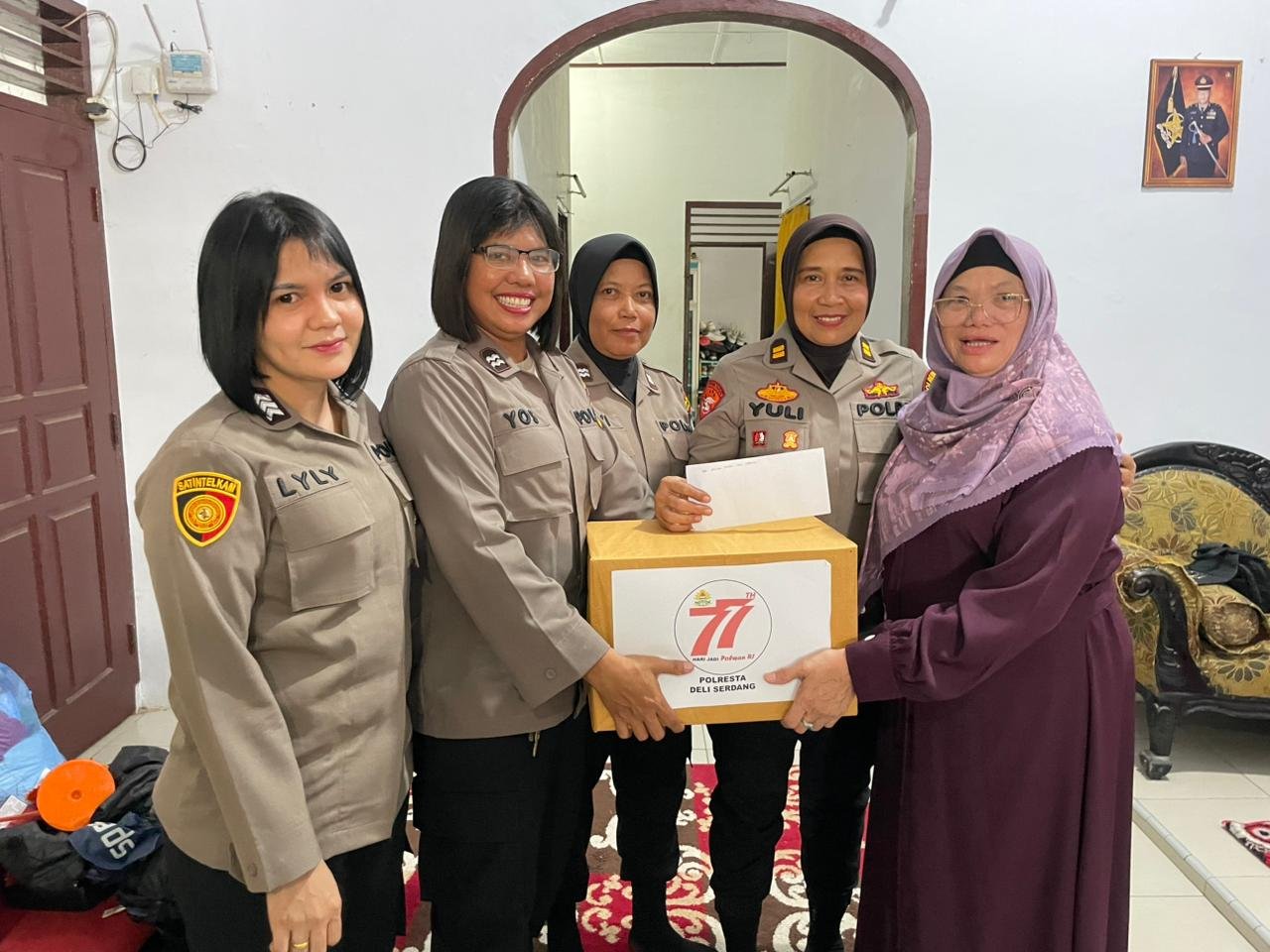 Dalam Rangka HUT Polwan Ke-77, Polresta Deli Serdang Laksanakan Gaktiblin, Dan Gelar Bakti Sosial