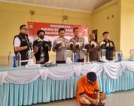 Polres Ogan Ilir Memusnahkan 10.000 butir ekstasi dan 4008,45gram Sabu-sabu Selamatkan 23.971 Jiwa Dari penyalaguna Narkotika