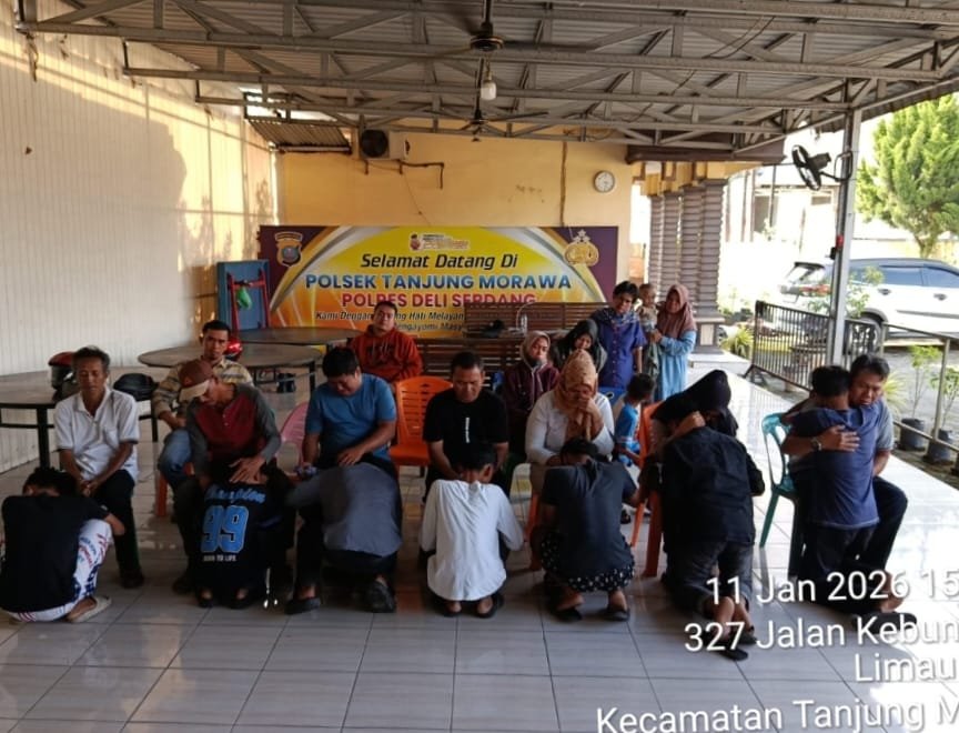 Gagalkan Aksi Tawuran, Polsek Tanjung Morawa Amankan 7 Remaja Dan Barang Bukti