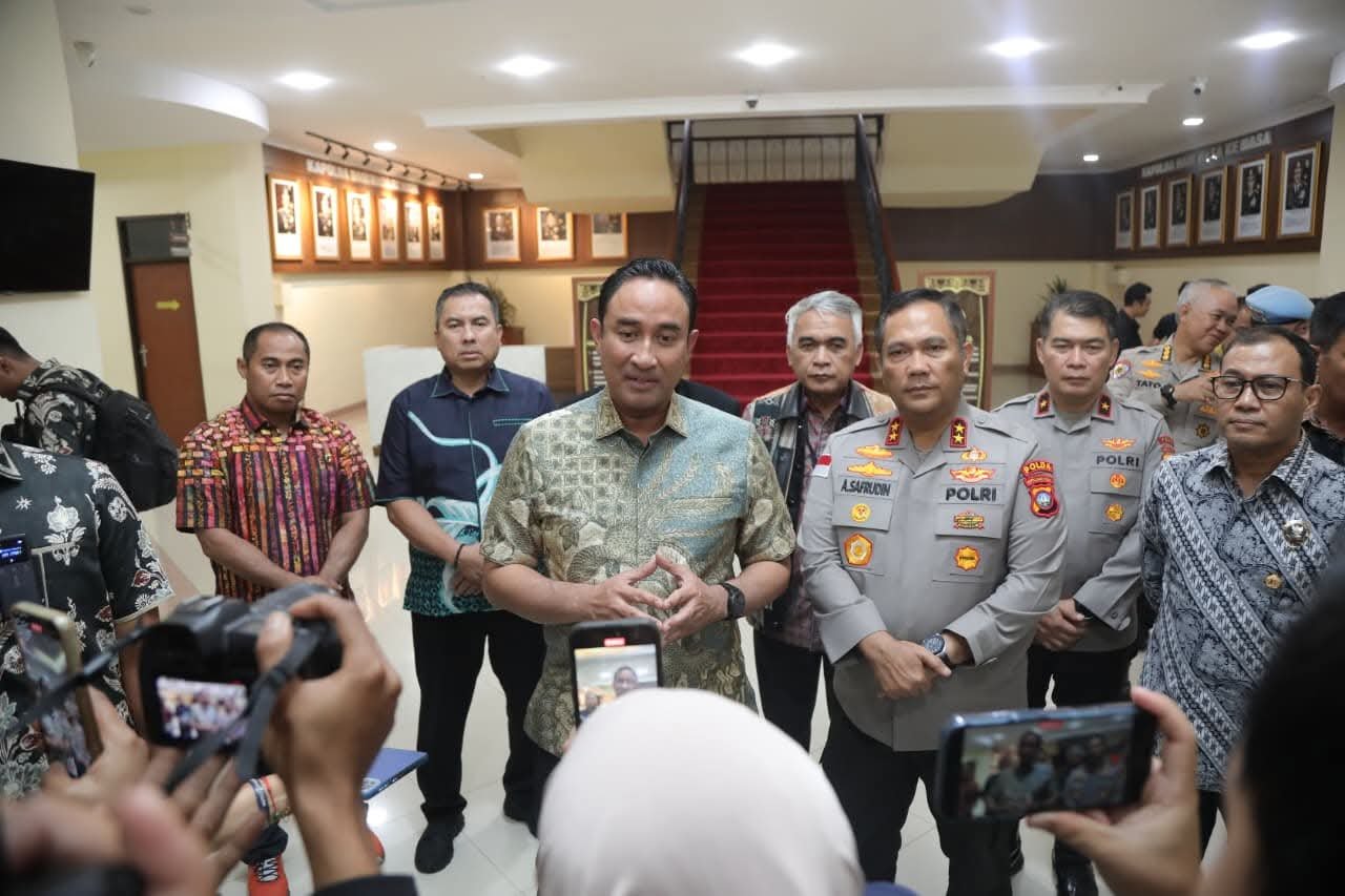 TIBA DI KEPRI, KEPALA BNN RI SAMBANGI POLDA BAHAS PENGUATAN SINERGI HADAPI ANCAMAN NARKOTIKA LINTAS NEGARA