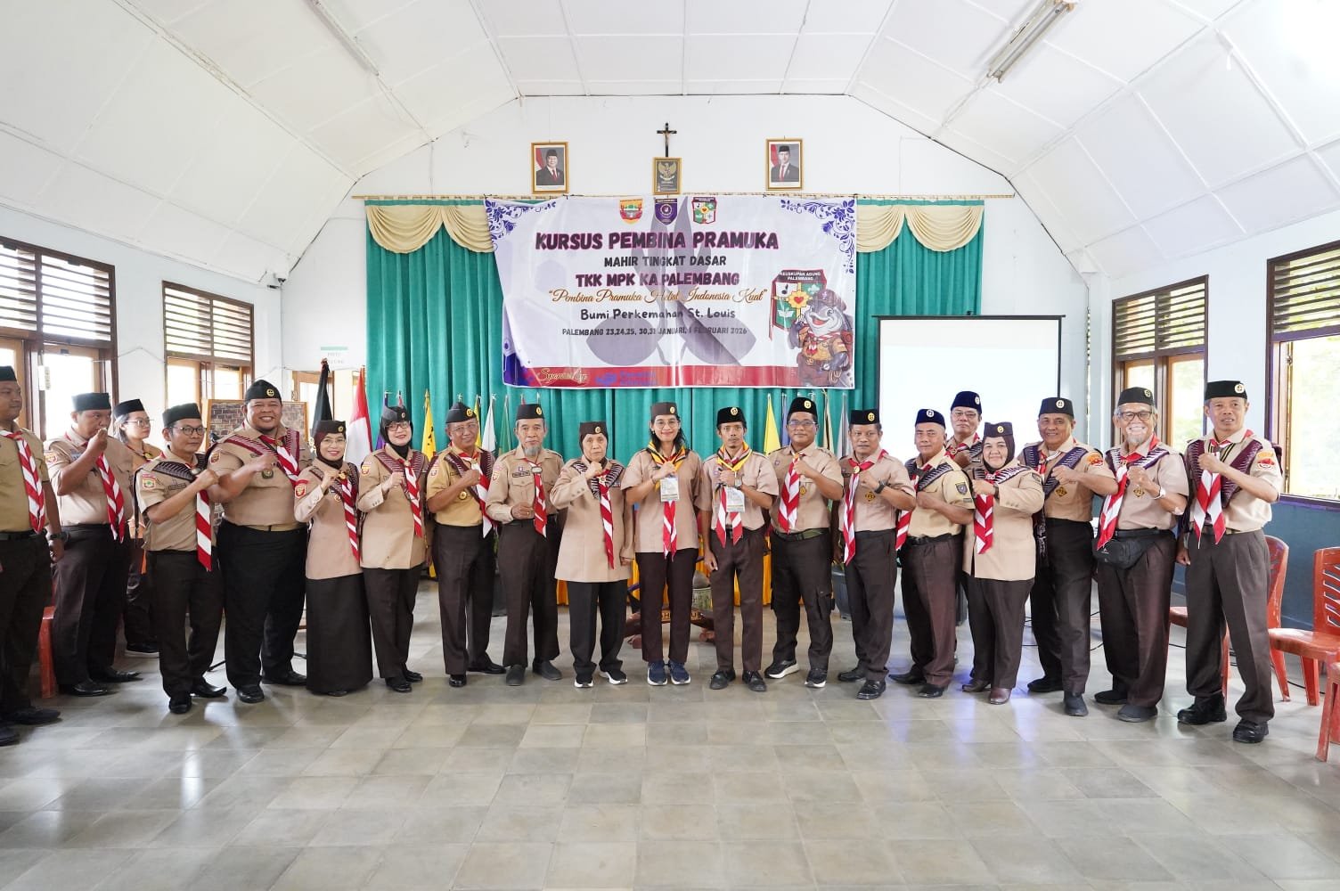 Perkuat Kompetensi Pembina Pramuka, TKK KAPal dan Kwarda Sumsel Gelar Kursus Mahir Dasar (KMD)
