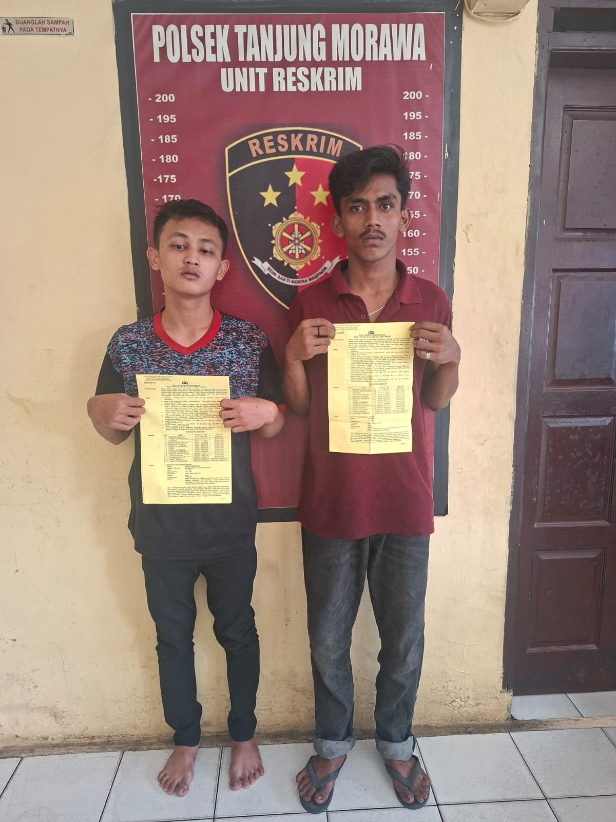 Curi Sepeda motor Dari Teras Rumah, Dua Pria Ditangkap Polisi