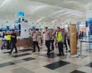 Kapolresta Deli Serdang Pantau Aktivitas Arus Balik Lebaran di Bandara Kuala Namu