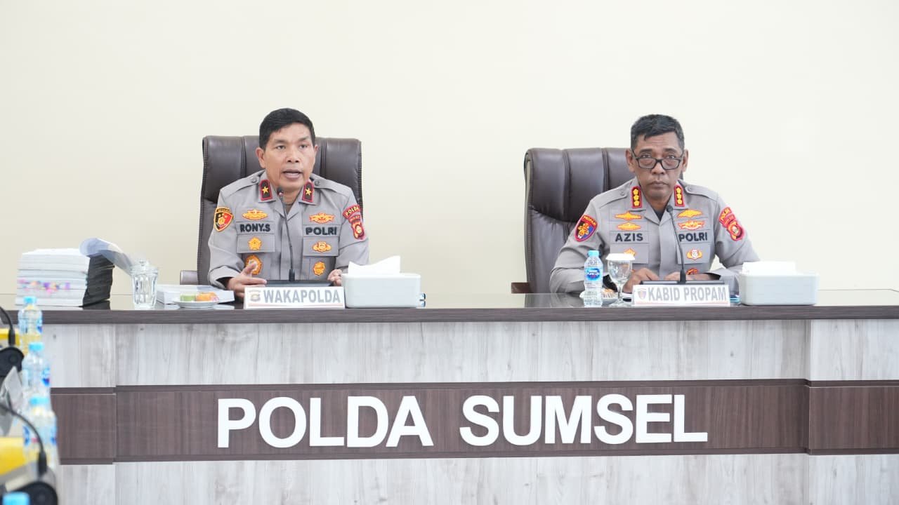 Dukung Program Presisi Kapolri, Polda Sumsel Gelar Arahan Strategis Transformasi Penegakan Hukum