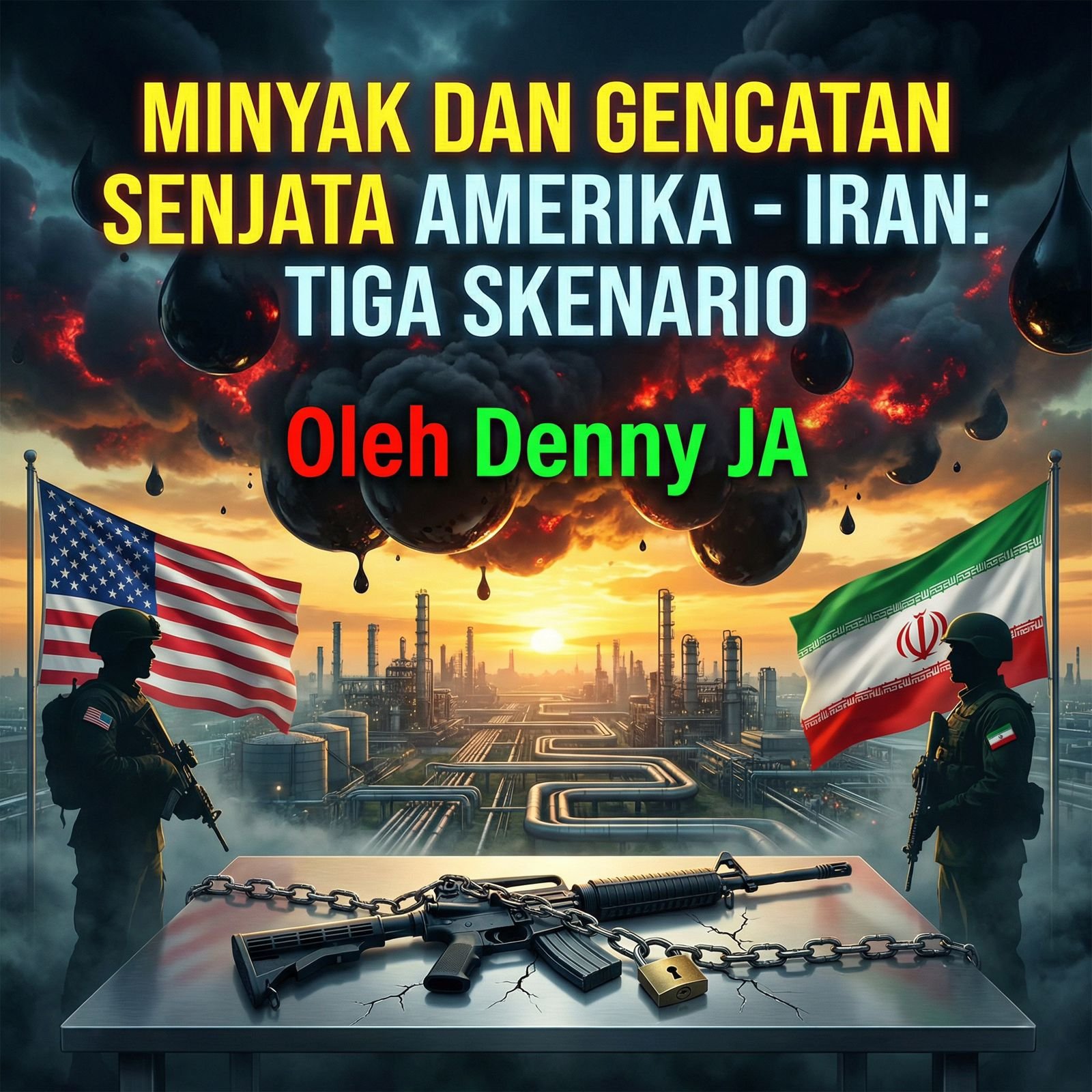 MINYAK DAN GENCATAN SENJATA AMERIKA - IRAN: TIGA SKENARIO MINYAK DAN GENCATAN SENJATA AMERIKA - IRAN: TIGA SKENARIO