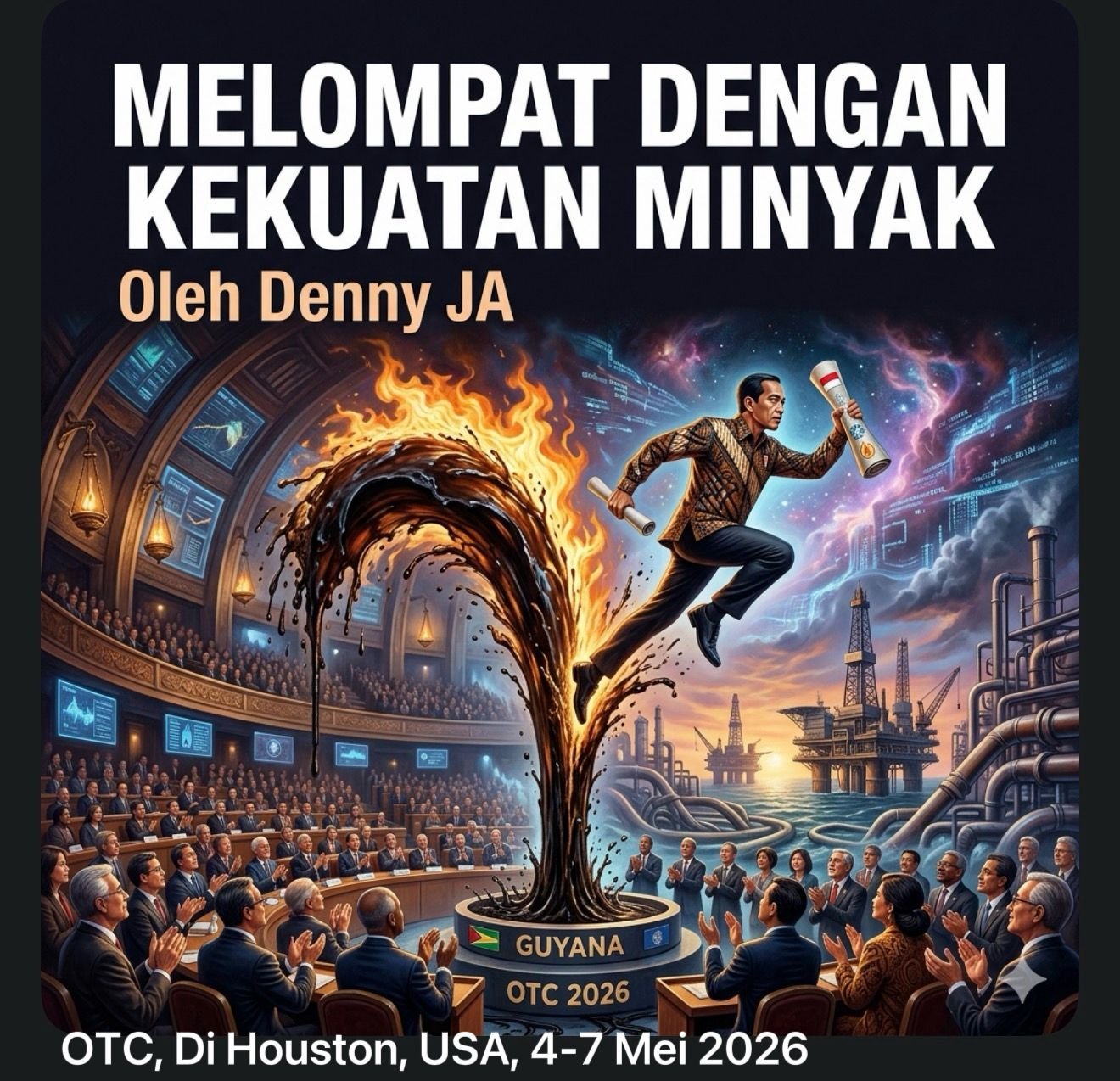 Hari Pertama di Offshore Technology Conference, Houston, USA, 4–7 Mei 2026 MELOMPAT DENGAN KEKUATAN MINYAK Hari Pertama di Offshore Technology Conference, Houston, USA, 4–7 Mei 2026 MELOMPAT DENGAN KEKUATAN MINYAK